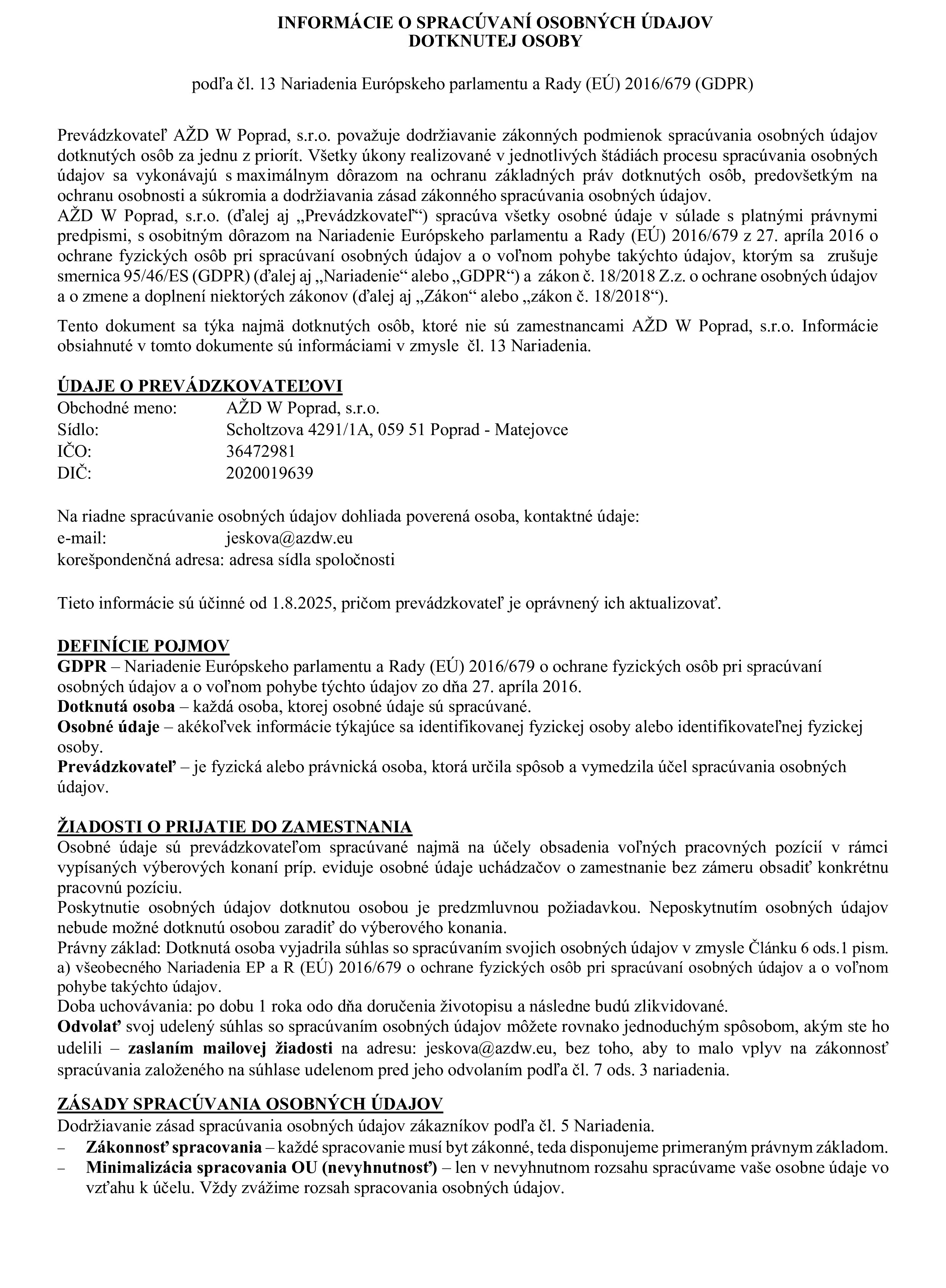 GDPR dokument 1